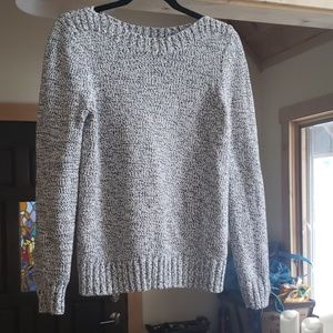 Black and white sweater